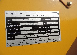 Купить фронтальный погрузчик Foton Lovol (Китай) в Алматы, модель FL958G-II, цена DDP: 000 $. Фото 13