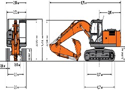 Купить экскаватор Hitachi (Япония) в Алматы, модель ZX330, цена DDP: 000 $. Фото 3