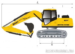 Купить экскаватор SANY (Китай) в Алматы, модель SY215C, цена DDP: 000 $. Фото 12