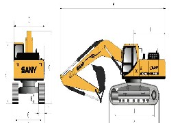 Купить экскаватор SANY (Китай) в Алматы, модель SY310C, цена DDP: 000 $. Фото 1