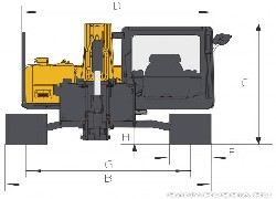 Купить экскаватор SANY (Китай) в Алматы, модель SY75C, цена DDP: 000 $. Фото 17
