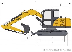 Купить экскаватор SANY (Китай) в Алматы, модель SY75C, цена DDP: 000 $. Фото 18