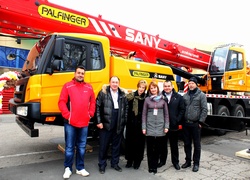 Презентация-выставка автокранов PALFINGER SANY в Алматы 30.10.2014. Фото 41