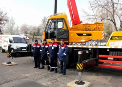 Презентация-выставка автокранов PALFINGER SANY в Алматы 30.10.2014. Фото 45