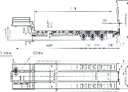 Купить полуприцеп-тяжеловоз автомобильный 9906.400000.042-02, ЧМЗАП (Россия) в Алматы, цена DDP: 000 $. Фото 1